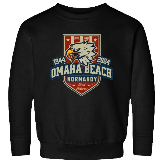 Omaha Beach Normandy D DAY 80 th anniversary Sweatshirts