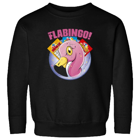 Vintage Flabingo Flamingo Bingo For Bingo Player Sweatshirts