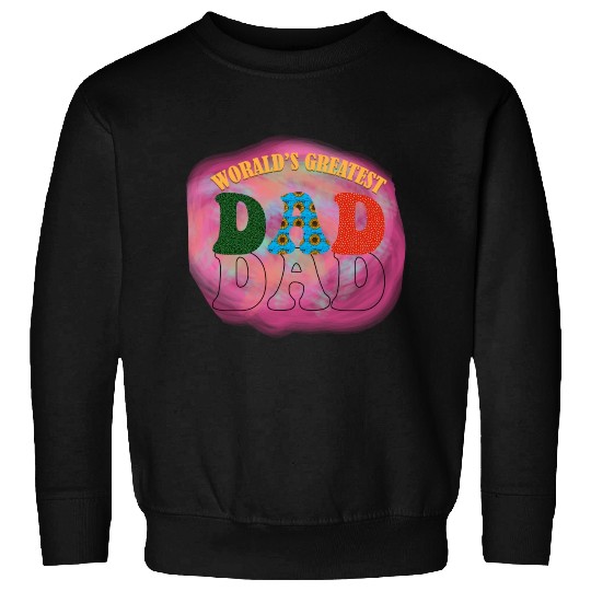 WORALDS GREATEST DAD Sublimation Sweatshirts