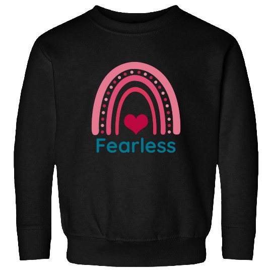 Fearless Viva Magenta Boho Rainbow Sweatshirts