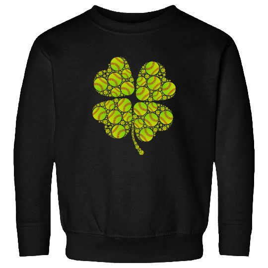 Baseball shamrock lucky charm baseball Sweatshirts