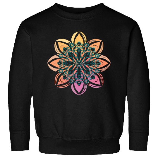 mandala Clamber drawing Sweatshirts