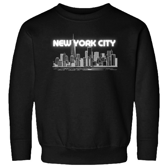 New York City Sweatshirts NYC Skyline City Lovers Sweatshirts