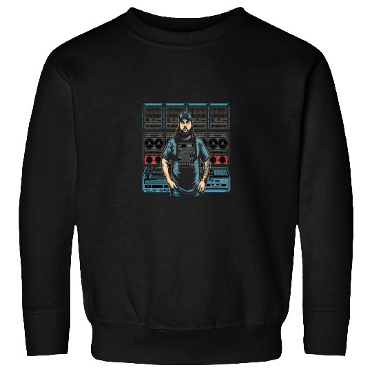 AV Technician Equipment Projector Screen Sweatshirts