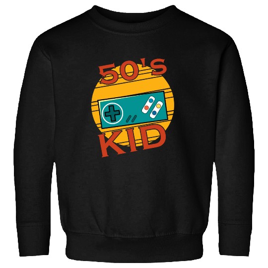 Gamer Kid Retro 50s 1950s Sweatshirts