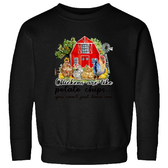 Funny Quotes Chicken Sublimation Sweatshirts