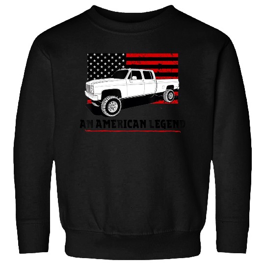 Lifted Square body truck American muscle Sweatshirts 4x4