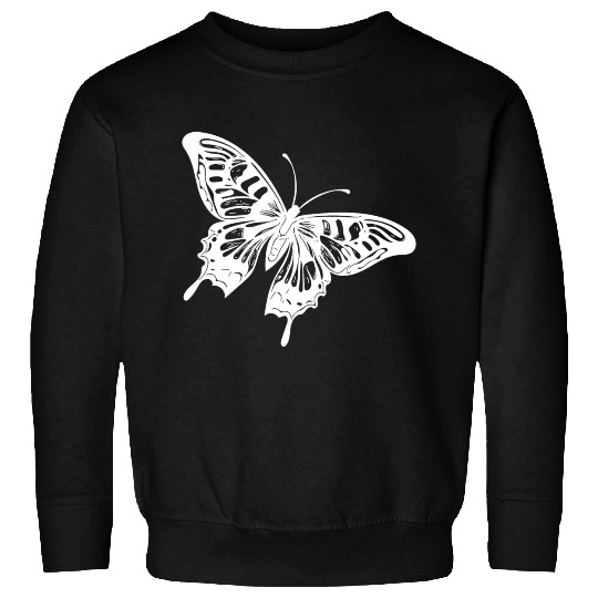 Elegant Vintage Tattoo Butterfly Sweatshirts