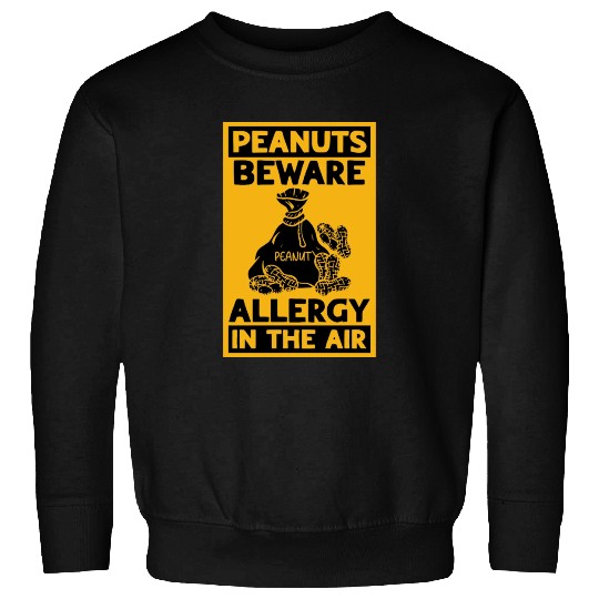 Peanuts Beware Allergy In The Air Peanut Allergic Sweatshirts