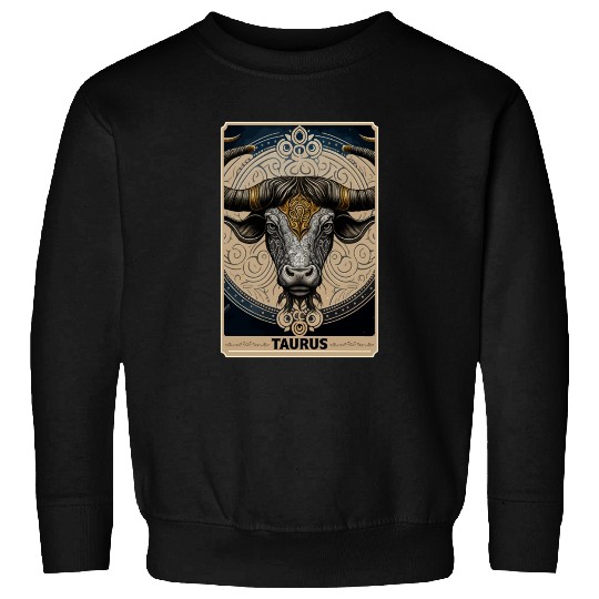 Taurus Astrology Starsign Zodiac Tarot Card Witch Sweatshirts