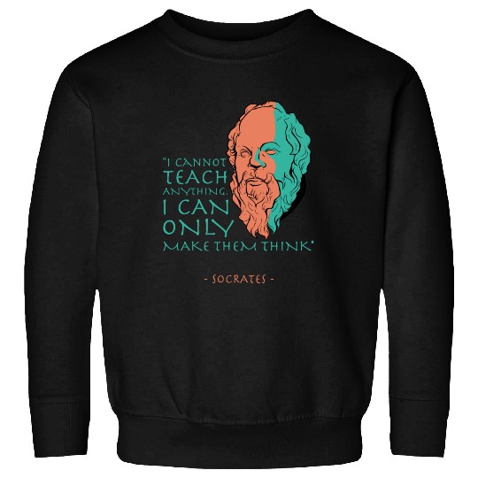 Socrates Stoic Philosophy Quote Sweatshirts