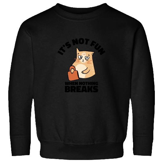 Mean Cat Drawing Line Art Cat Owner Pet Cat Sweatshirts