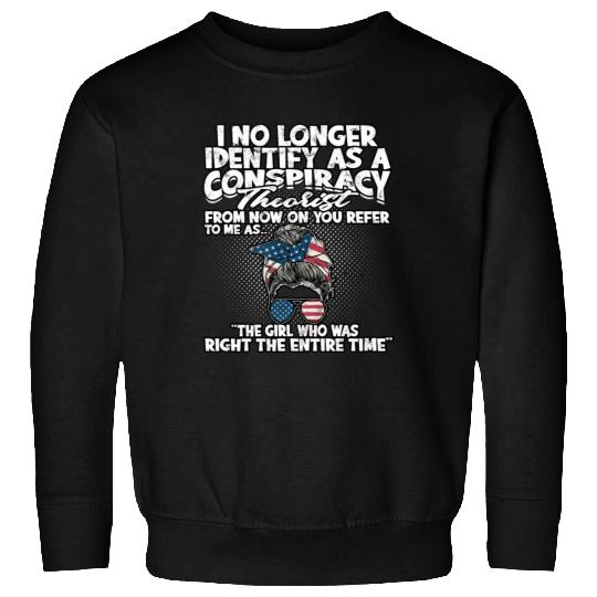 Conspiracy Theorist Theory Science Fiction Sweatshirts