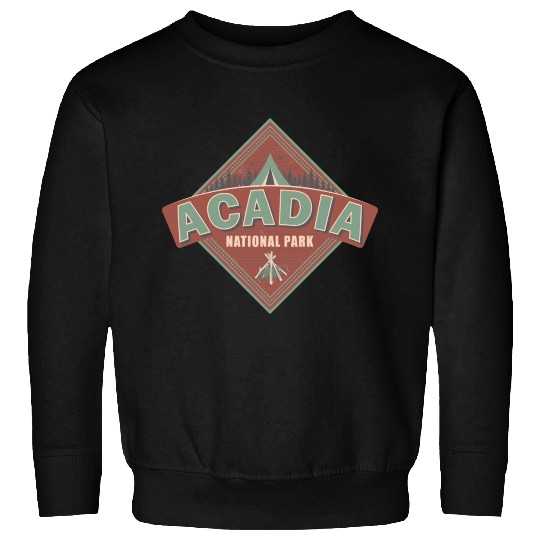 Acadia National Park Maine Vintage US Camping Sweatshirts