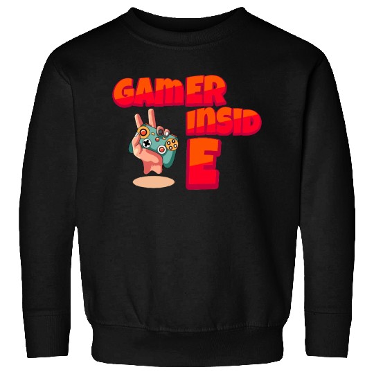 Holding a joystick (Gamer inside) Sweatshirts