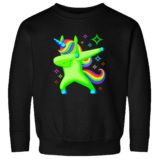 Glow Party Unicorn Squad Neon Lights Party Lover Sweatshirts