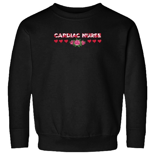 Cute Cardiac Nurse Apparel Sweatshirts