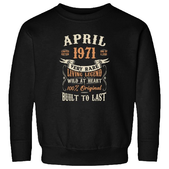 April 1971 Birthday Surprise Sweatshirts