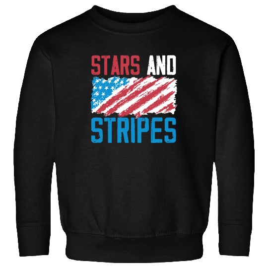 Stars And Stripes America USA Flag 4th Of July Sweatshirts
