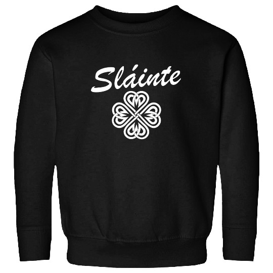 Slainte Shamrock Cheers Salute St. Patrick's Day Sweatshirts