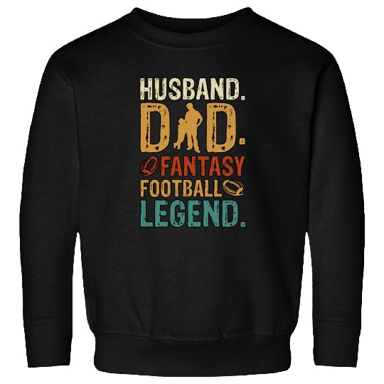 Husband Dad Fantasy Father's Day Fantasy Football Sweatshirts