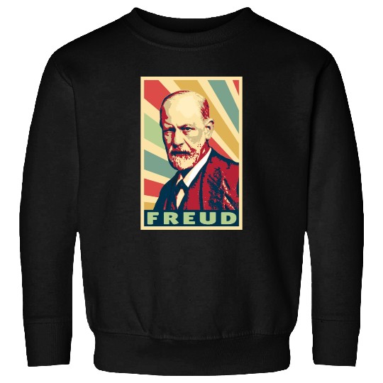 Sigmund Freud Vintage Colors Sweatshirts