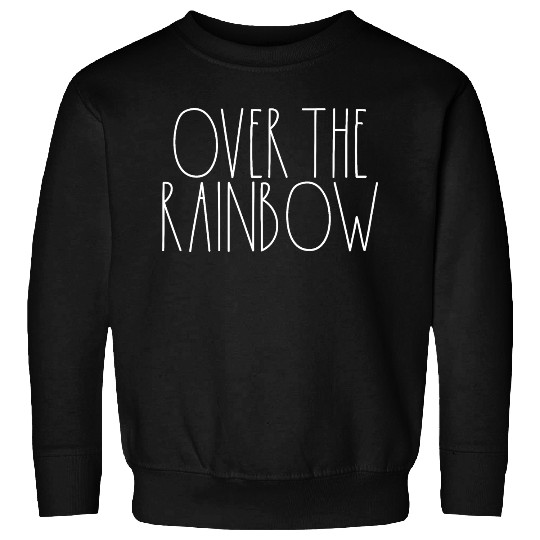 Over the Rainbow White Rae Dunn Inspired Decor Sweatshirts