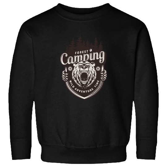 FOREST CAMPING WILD ADVENTURE TIME Sweatshirts