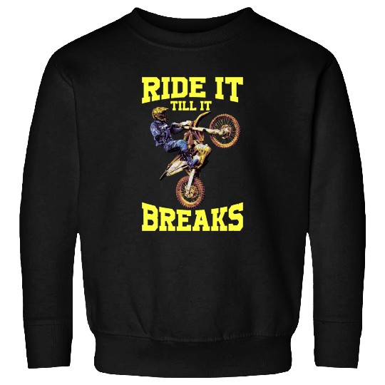 Dirt Bike Motocross Mx Dirt Track Racing Ride Till Sweatshirts