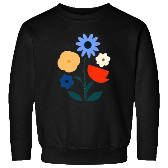 Hello spring flowy Sweatshirts for women