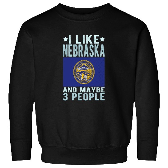 Nebraska Flag US State Sweatshirts