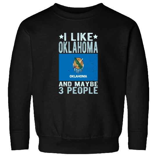 Oklahoma Flag US State Sweatshirts