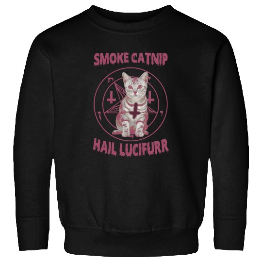 Smoke Catnip Hail Lucifurr Sweatshirts