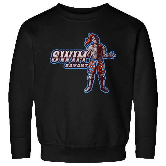 Swim Savant | Knight With Swim Trunks Sweatshirts