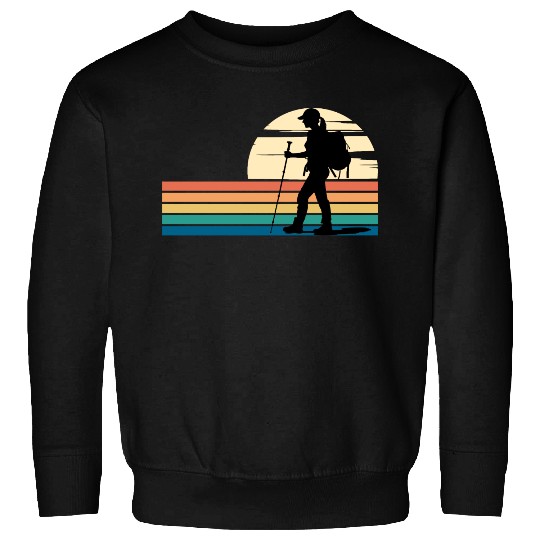 Hiking Female Hiker Colorful Sweatshirts