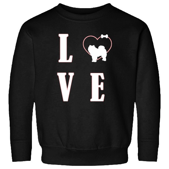 I Love My Dog Chow Chow Sweatshirts