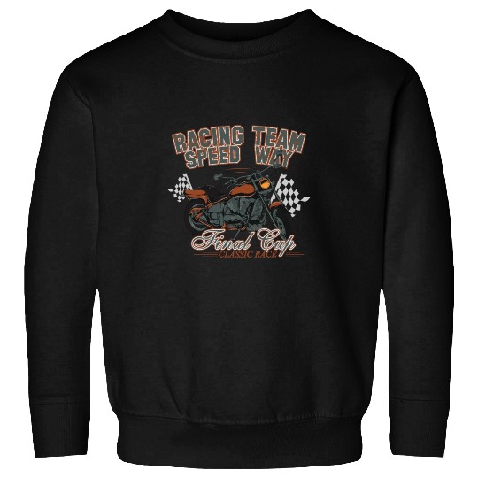 MOTORCYCLE, RACING TEAM SPEED WAY Sweatshirts