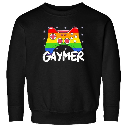 Gaymer Video Game Rainbow Pride Month LGBTQ Gay Sweatshirts