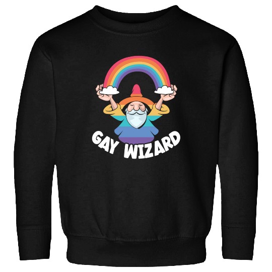 Gay Wizard Rainbow Pride Month LGBTQ Gay Pride Sweatshirts