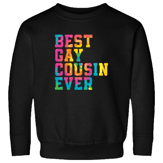 Best Gay Cousin Ever Rainbow Pride Month LGBTQ Gay Sweatshirts