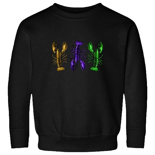 Lobster Mardi Gras Sweatshirts