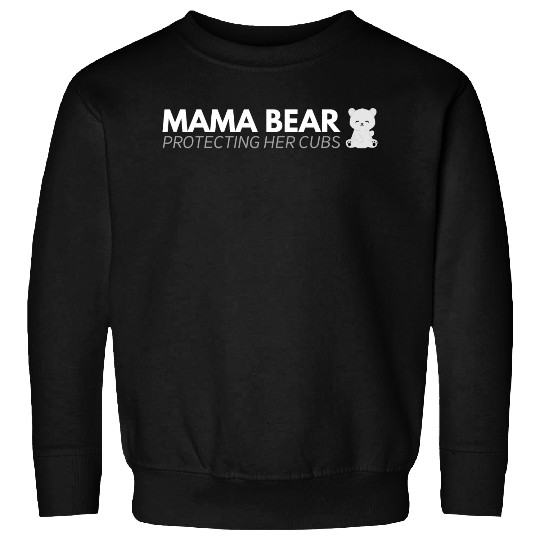 Mama Bear protecting her cubs Sweatshirts