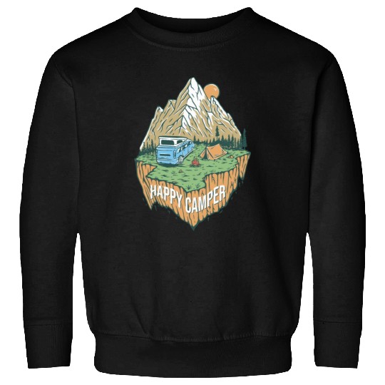 Happy Camper Explore The Nature Sweatshirts