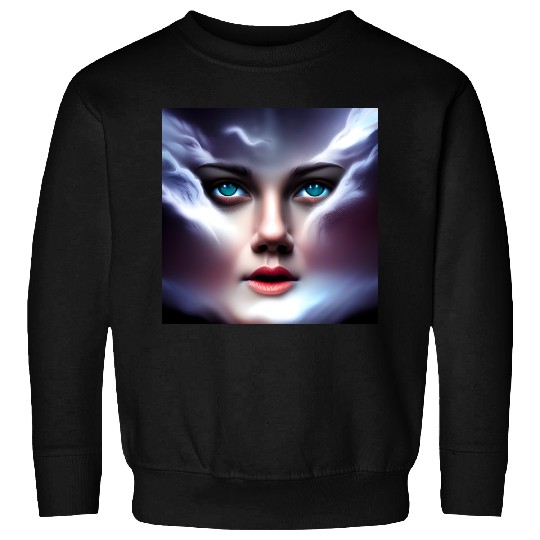 Face in the storm Sweatshirts