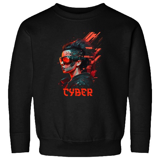Cyber Girl Sweatshirts