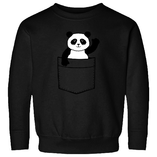 Travel Chest Bag Panda Bear Waving Friendly Sweatshirts