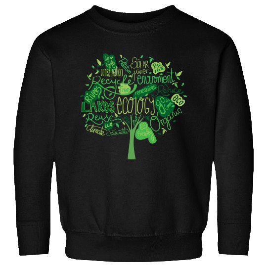Earth Tree Pro Environment Nature Sweatshirts