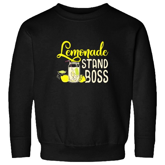 Lemonade Stand Boss Funny Lemon Juice Businesslemo Sweatshirts