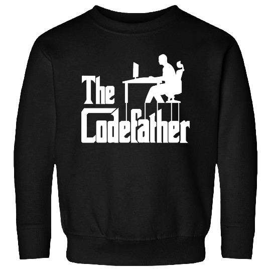 The Codefather Computer Scientist Programmer Cloud Sweatshirts