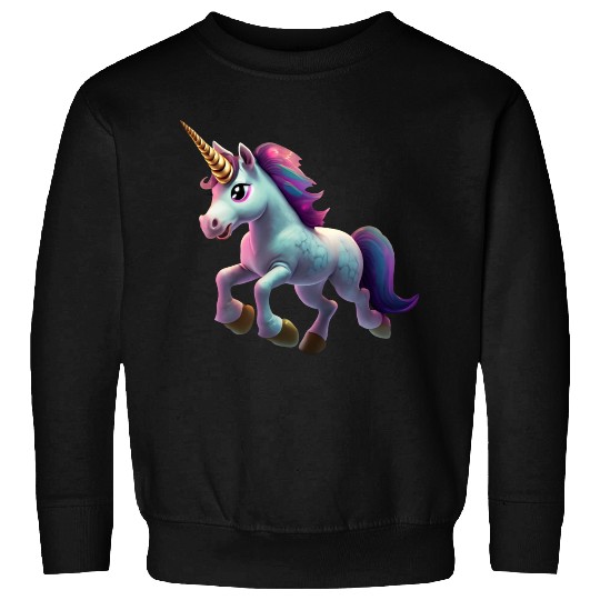 magic unicorn cartoon horse pony Sweatshirts